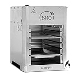 intergrill 800° Gasgrill Light 3,3kW | 12,6 kg Hochleistungs-Steakgrill | Oberhitze-Campinggrill...