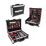 Mephisto Werkzeugkoffer - Werkzeugkoffer - Premium XL Werkzeugset mit Chrom- Vanadium Werkzeug...