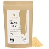 IDDA Herbal Maca Pulver aus Peru BIO 500g, Macawurzel gemahlen, bio Maca Pulver, glutenfrei