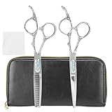 Professionelles Friseurscheren-Set, Salon-Haarschneideschere mit Effilierschere, hochwertige...