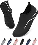 VOLHAL Wasserschuhe Herren Badeschuhe Damen Schwimmschuhe Schnell Trocknend Strandschuhe rutschfeste...