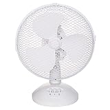 Russell Hobbs RHPDF0921 Tischventilator, tragbar, 23 cm, 2 Geschwindigkeiten, Weitwinkel-Schwenken,...