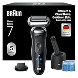 Braun Series 7 Rasierer Herren Elektrisch, Elektrorasierer, 60 Min. Akku, Rasierapparat, 4in1...