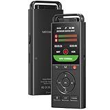MECHEN 144GB Diktiergerät Digital, Sprachaktiviertes Aufnahmegerät, 3072Kbps HD Audio,...