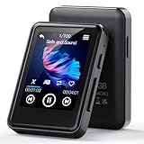 ZOOAOXO 64GB MP3 Player with Bluetooth 5.2, 2.4 Zoll Voller Touchscreen, Eingebauter Lautsprecher,...