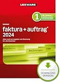 Lexware faktura+auftrag Standard 2024 (365 Tage) │Einfache Auftrags- u. Rechnungs-Software │ PC...