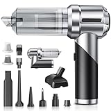 NVKHG Handstaubsauger, 28000Pa Handstaubsauger Akku, 3 in 1 Faltbar Autostaubsauger, Mini...