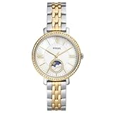 Fossil Damenuhr Jacqueline, Multifunktionswerk, 36mm 2Tone Edelstahlgehäuse mit Edelstahlarmband,...