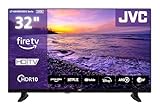 JVC Fernseher 32 Zoll Fire TV HD-Ready Smart TV HDR Fernseher mit Alexa Sprachsteuerung und Triple...