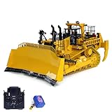 wheelfun 1/14 RC Hydraulic Metal Bulldozer D11T PL18EV Remote Controller Planierraupen Motor Servo...