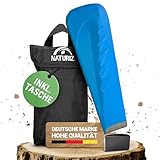 NATURIZ® Profi Spaltkeil für Holz inkl.Tasche & Schutzkappe - scharfer Drehspaltkeil für leichtes...