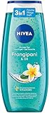 NIVEA Frangipani & Oil Duschgel (250 ml), pH-hautneutrale Pflegedusche mit belebendem Duft nach...