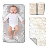 TENDS Wickelunterlage für unterwegs – wasserdicht, faltbar, waschbar und gepolstert, kompakt,...