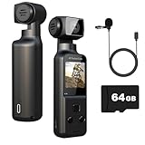 ydi 4K Körperkamera Bodycam Video & Audio Taschen Mini Vlog Cam 270° Drehbarer Kamera mit Externes...