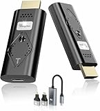 Wireless HDMI Transmitter and Receiver [1080P Full HD],HDMI Wireless Funkübertragung für Streaming...