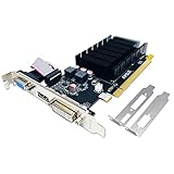 QTHREE Radeon HD 5450 Grafikkarte, 2 GB, GDDR3, 64 Bit, DVI HDMI VGA, Low Profile, PCI Express x16,...