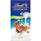 Lindt Schokolade Vollmilch Haselnuss | 100g Tafel | Aus zartschmelzender Vollmilch-Schokolade und...