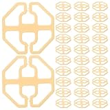 Mikinona 100 Stück Auto Sitzkissen Clips Metall Schneeflocken Schnalle Sitzauflagen Halter...