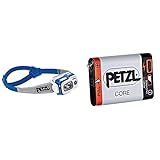Petzl Unisex – Erwachsene Swift RL Stirnlampe, Blau, 8 x 8 & Core Akku für Stirnlampen mit...