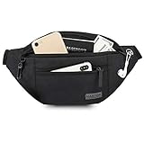 MAXTOP Bauchtasche Gürteltasche für Damen und Herren Hüfttasche Outdoor Groß Handytasche Sport...