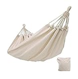 Hängematte Camping Outdoor Outdoor Rollover Prevention Camping Canvas Hanging Swing Bed Für...