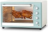 100 l Mini-Ofen, einstellbare Temperatur 0–250 ℃ und 120 Minuten Timer, vierstufige...