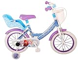 14 Zoll Kinder Mädchen Fahrrad Kinderfahrrad Mädchenfahrrad Mädchenrad Rad Disney ELSA Frozen 2...