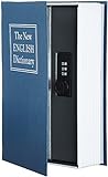 Amazon Basics - Buch-Safe, Kombinationsschloss - Blau
