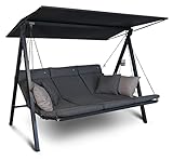 Angerer Hollywoodschaukel Lounge Smart – Schaukel zum Sitzen, Liegen & Entspannen, inkl....