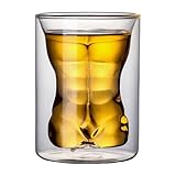 Shot-Häuser in Körperform: transparentes Bierglas-Set, einzigartige Getränketassen, langlebige...