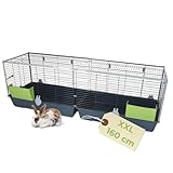 Kaninchenkäfig XXL Indoor Kaninchenstall 160 Meerschweinchen Käfig Hasenkäfig Kaninchenkäfig XXL...