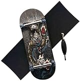 RACOFSB Pro Fingerboard 34 mm Holzbrett Professionelle Finger Skateboard Achsen CNC Swirl Räder...