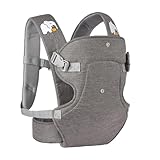 Hogvinnatil Babytrage, 2-in-1, ergonomische Babytrage | leicht, atmungsaktiv, verstellbar,...