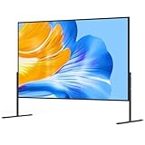Tragbare Projektionsleinwand Outdoor mit Ständer, 16:9 4K HD, Faltbare Filmleinwand für Heimkino...