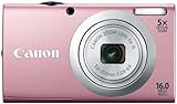 Canon A2400 is Digitalkamera Compact 16 Megapixel, Zoom 5 X Mini-USB B Rosa