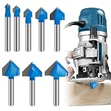 Fräser-Bit-Set, CNC-Fräser, Mutter-Cutter aus Wolframlegierung, Stahllegierung, Bohrbits, robustes...