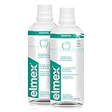 elmex Zahnspülung Sensitive 2 x 400 ml - Mundspülung bietet Extraschutz vor schmerzempfindlichen...