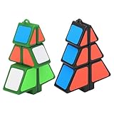 Weihnachtsbaum-Puzzle, Cube Fidget - Weihnachtsbaum-Form, Geschwindigkeitswürfel, ultra-glattes...