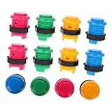Toddmomy 12 Stück Teiliges Bunte Spielautomat Push Button Switches Kleine Ersatzknöpfe mit...