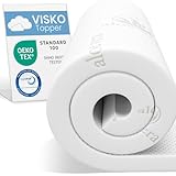 ELONEO Viscoelastischer Matratzen Topper 90x190cm, Matratzentopper mit Memory Foam Effekt, 4 cm...