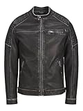JACK & JONES Male Kunstlederjacke Kunstlederjacke