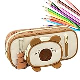 Capybara Case, Stifthalter, 3D niedliche Tiertasche mit großer Kapazität, 20,6 x 11,9 x 5,9 cm,...