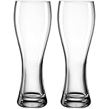 LEONARDO Maxima Weizenbiergläser 2er Set - Weissbiergläser, hochwertig verarbeitet - Inhalt 500 ml...