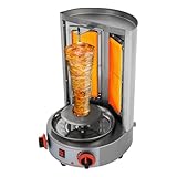 Vertikal Dönergrill Dönermaschine, 4.3KW Hähnchengrill Kebabgrill Gyros mit Automatisches Spinnen...