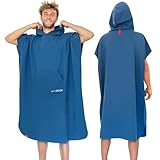 AUTDOOR® Mikrofaser Badeponcho Damen & Herren - nachhaltig aus 100% recycelten PET-Flaschen -...