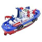 Elektrischer Feuerboat – interaktives Wasserspielzeug mit Sprühfunktion und Soundeffekten |...