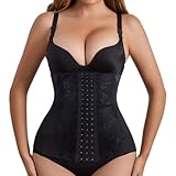 Colexy Waist Trainer Damen Unterbrust Korsett Bauchweg Waist Trainer Elastisch Postpartum Gürtel...