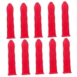 ANDRESLAD 10 Stück Rote Latex Dichtstoff Schutzkappen für Auspresspistole Elastische Abdichtung...