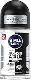 NIVEA MEN Black & White Invisible Original Deo Roll-On, Antitranspirant mit 72h Schutz und...