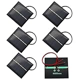 GTIWUNG 6 Stück 60X55mm Mikro-Mini-Solar-Panel-Zellen Sonnenkollektor für Sonnenenergie,...